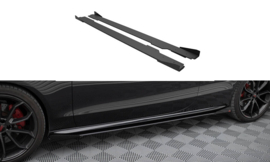 Maxton Design STREET PRO SIDESKIRTS DIFFUSERS + FLAPS AUDI A5 / A5 S-LINE / S5 COUPE / CABRIO 8T / 8T FACELIFT