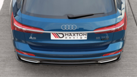 Maxton Design Achtersplitter (met verticale spijlen) Audi A6 S-Line C8
