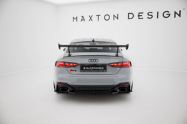 Maxton Design Carbon spoiler met externe beugels, staanders V.1 Audi A5 / A5 S-Line / S5 / RS5 Coupé F5 / F5 Facelift