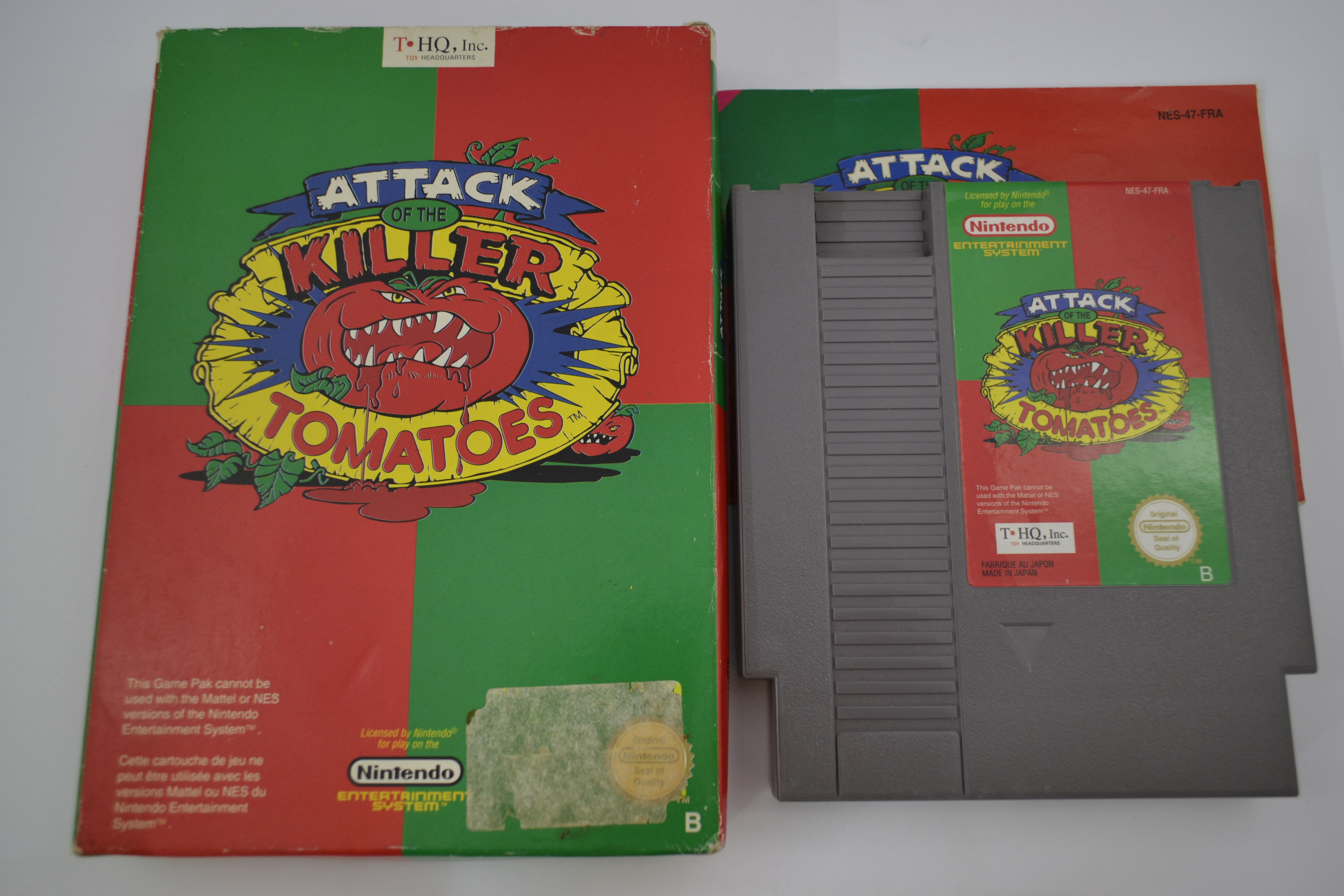 Attack Of The Killer Tomatoes (NES FRA CIB)