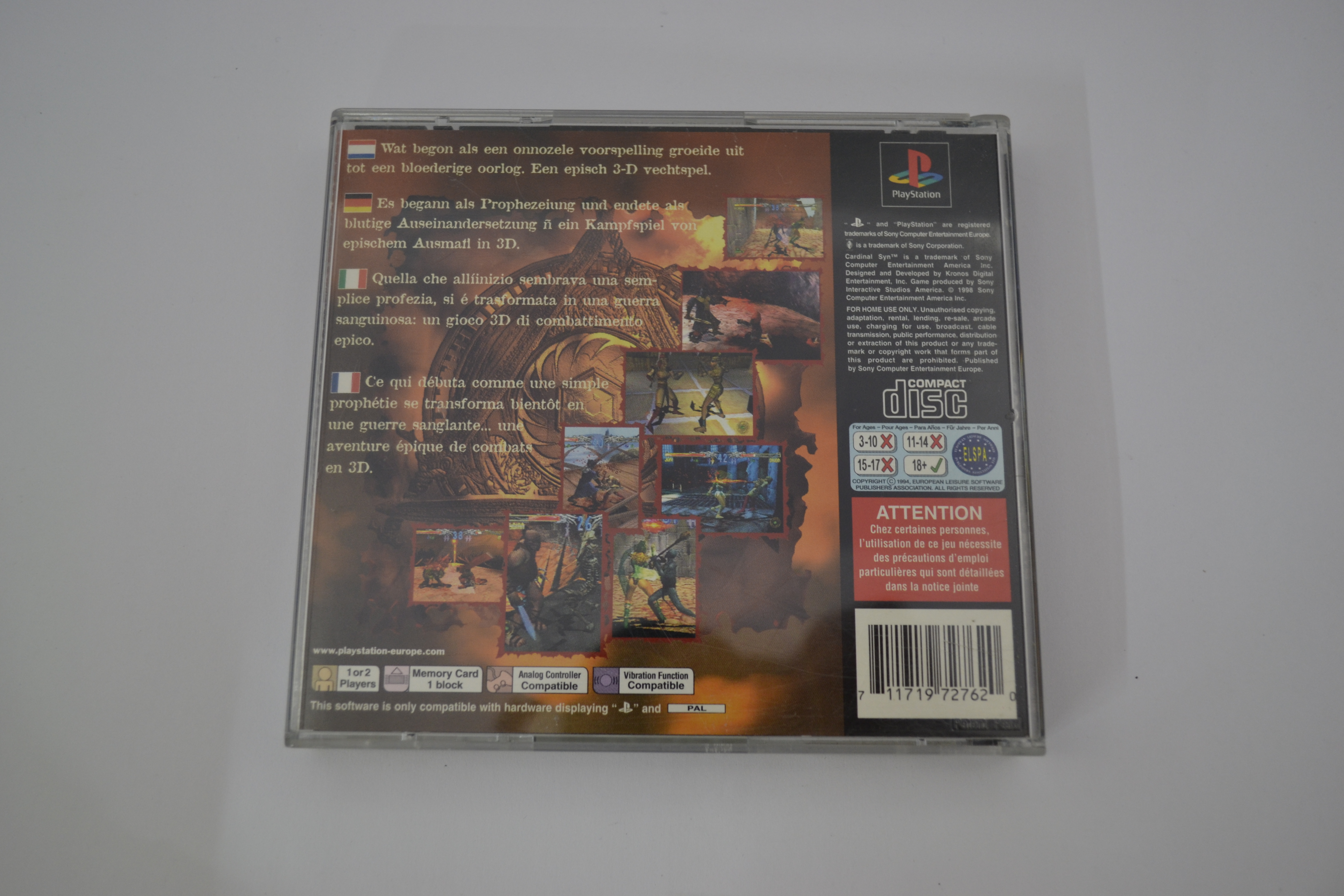 Cardinal Syn (PS1 PAL)