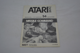 Missile Command Black and White (ATARI MANUAL)