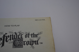 Defender of the Crown (NES FRA MANUAL)