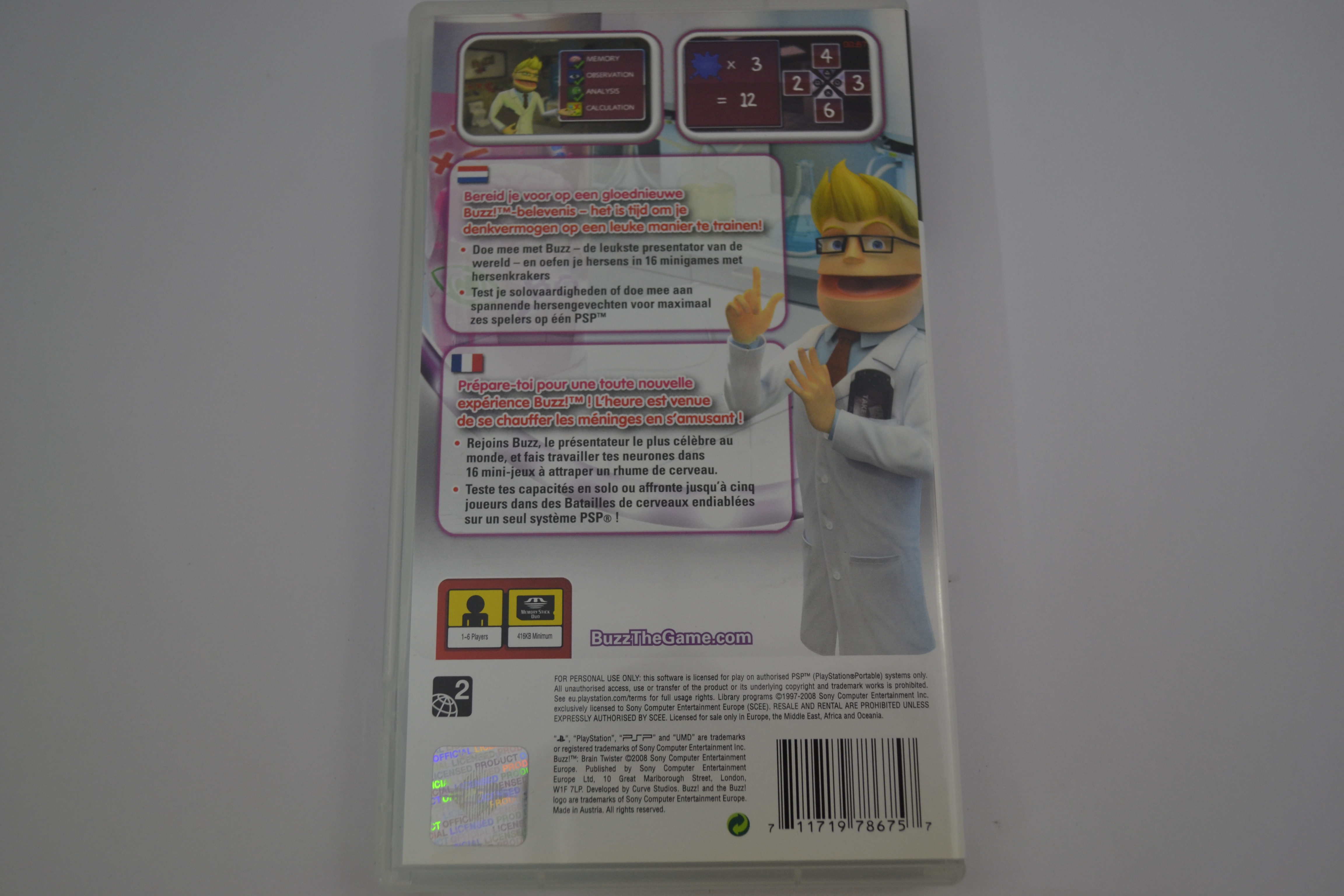 Buzz! Brain Twister (PSP PAL)