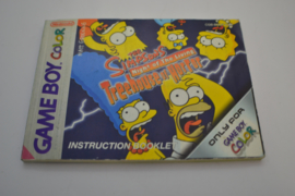 The Simpsons - Night of the Living - Treehouse of Horror (GBA EUR MANUAL)