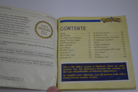 Pokemon Trainer's Guide Yellow (GBC NHAU MANUAL)