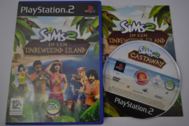 De Sims 2 - Op Een Onbewoond Eiland (PS2 PAL)