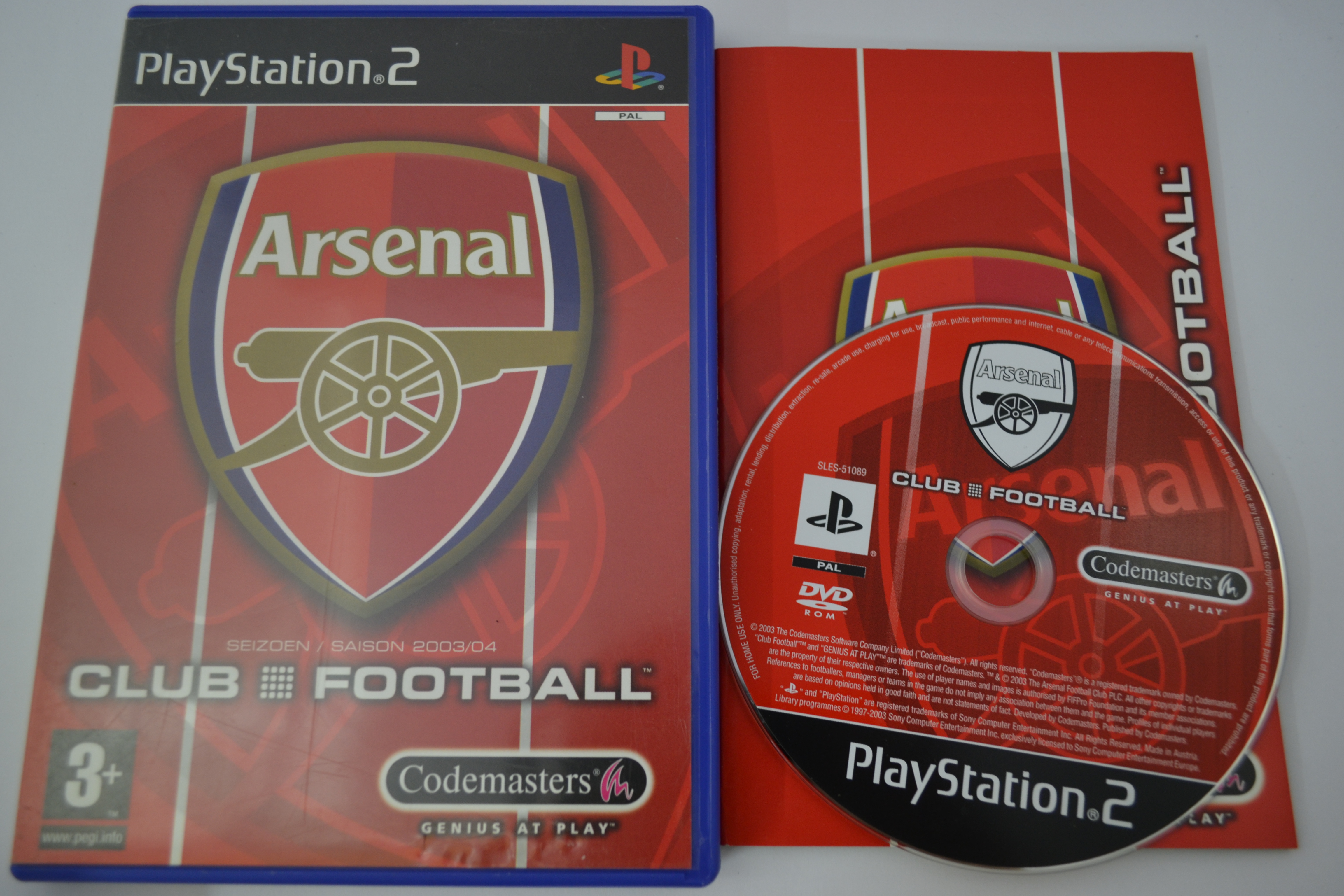 Arsenal - Club Football (PS2 PAL)