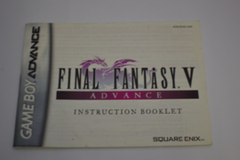 Final Fantasy V (GBA USA MANUAL)