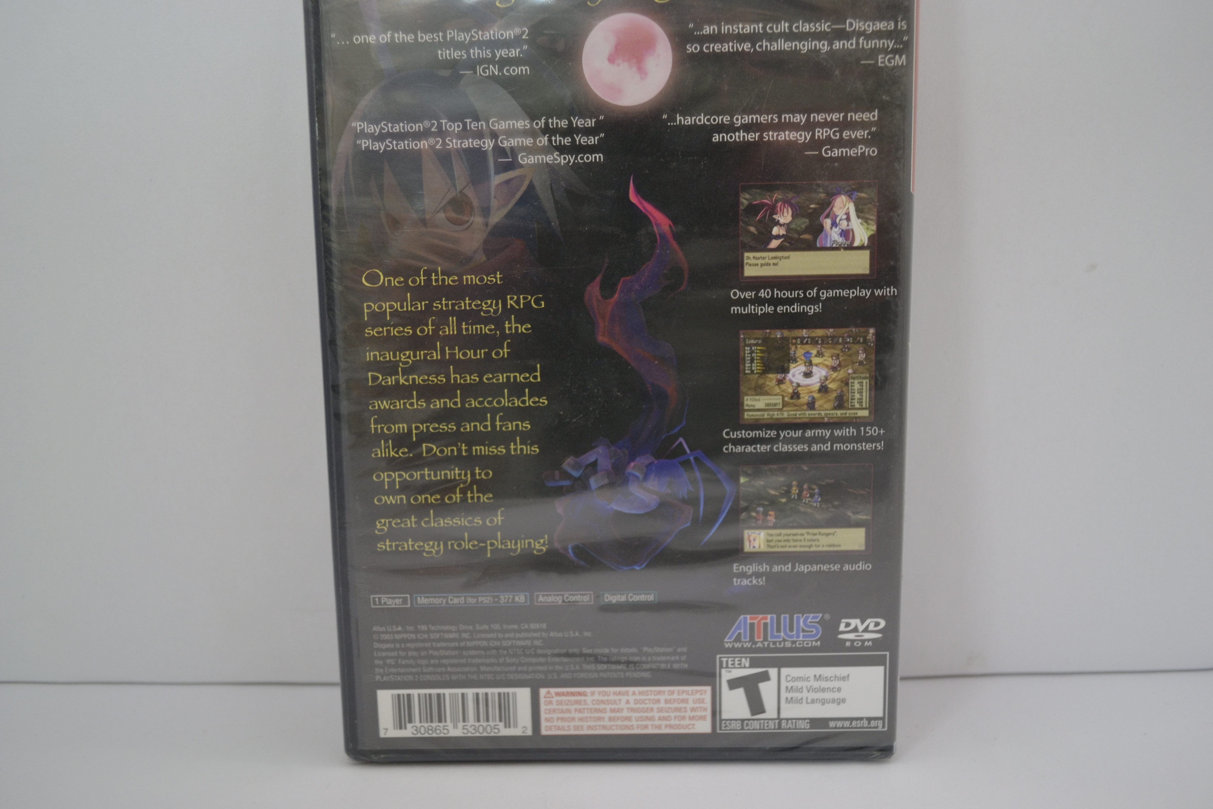 Disgaea - Hour of Darkness - SEALED (PS2 USA)