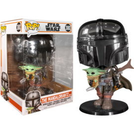 POP! The Mandalorian Chrome Armour & With The Child  - Star Wars The Mandalorian NEW (380)