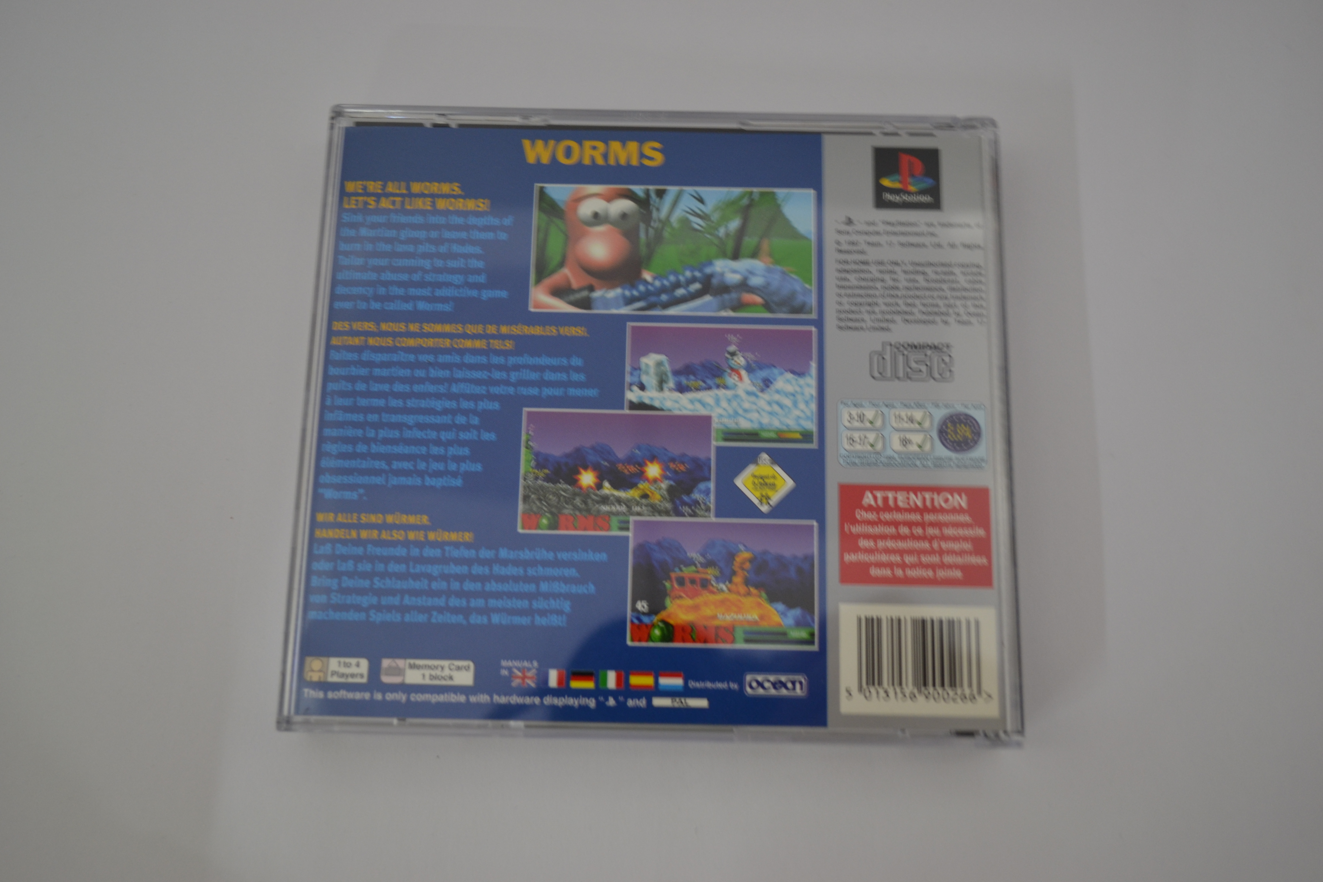 Worms - Platinum (PS1 PAL)