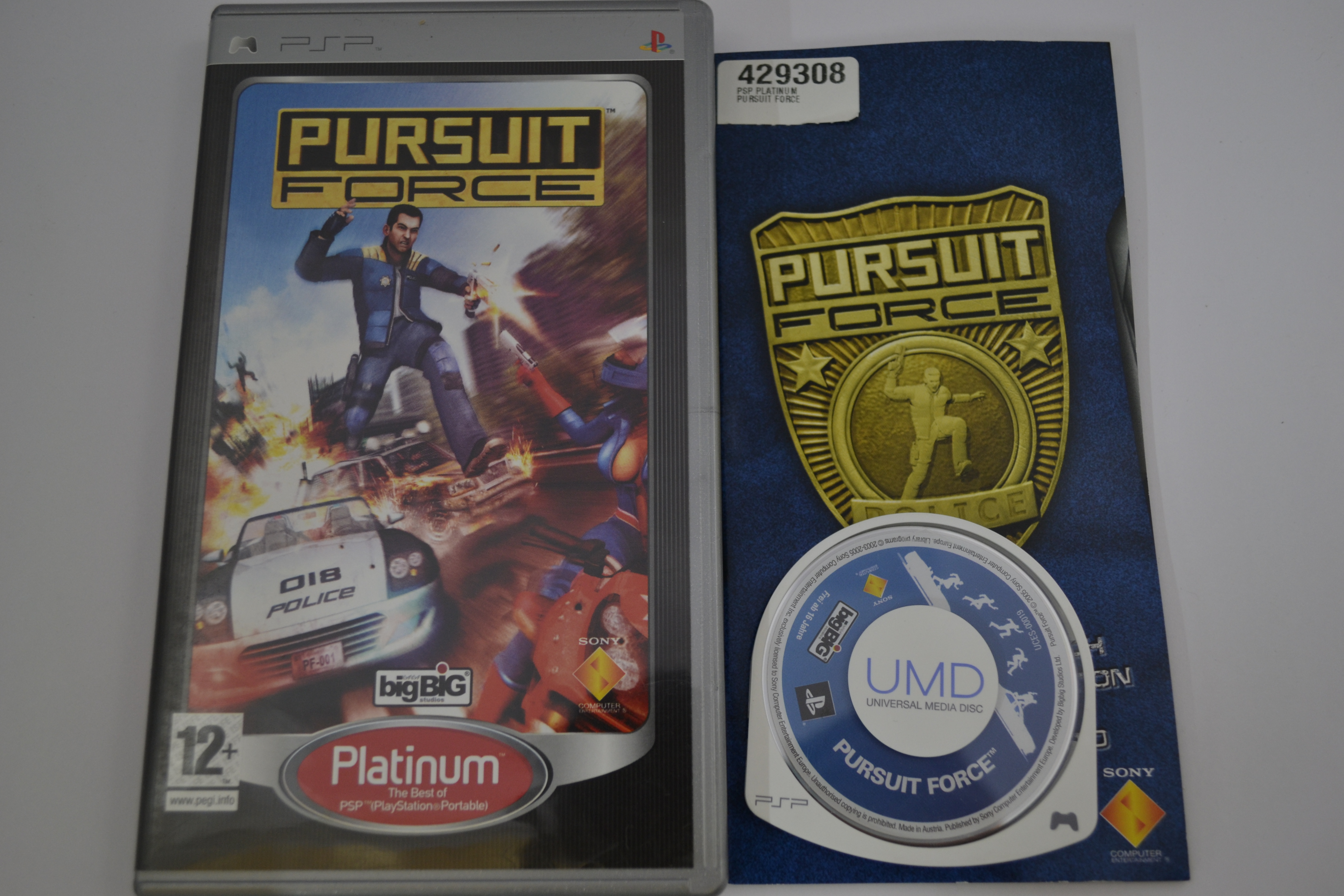Pursuit Force - Platinum (PSP PAL)