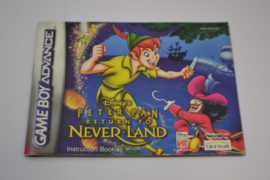 Disney`s Peter Pan - The Legend of Never Land (GBA EUR MANUAL)