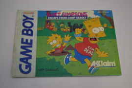 Bart Simpson's Escape From Camp Deadly (GB ASI MANUAL)