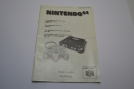 Nintendo 64 (N64 FAH-2 MANUAL)