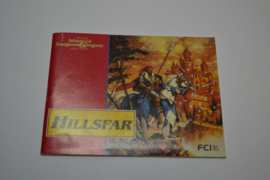 Advanced Dungeons & Dragons - Hillsfar (NES USA MANUAL)
