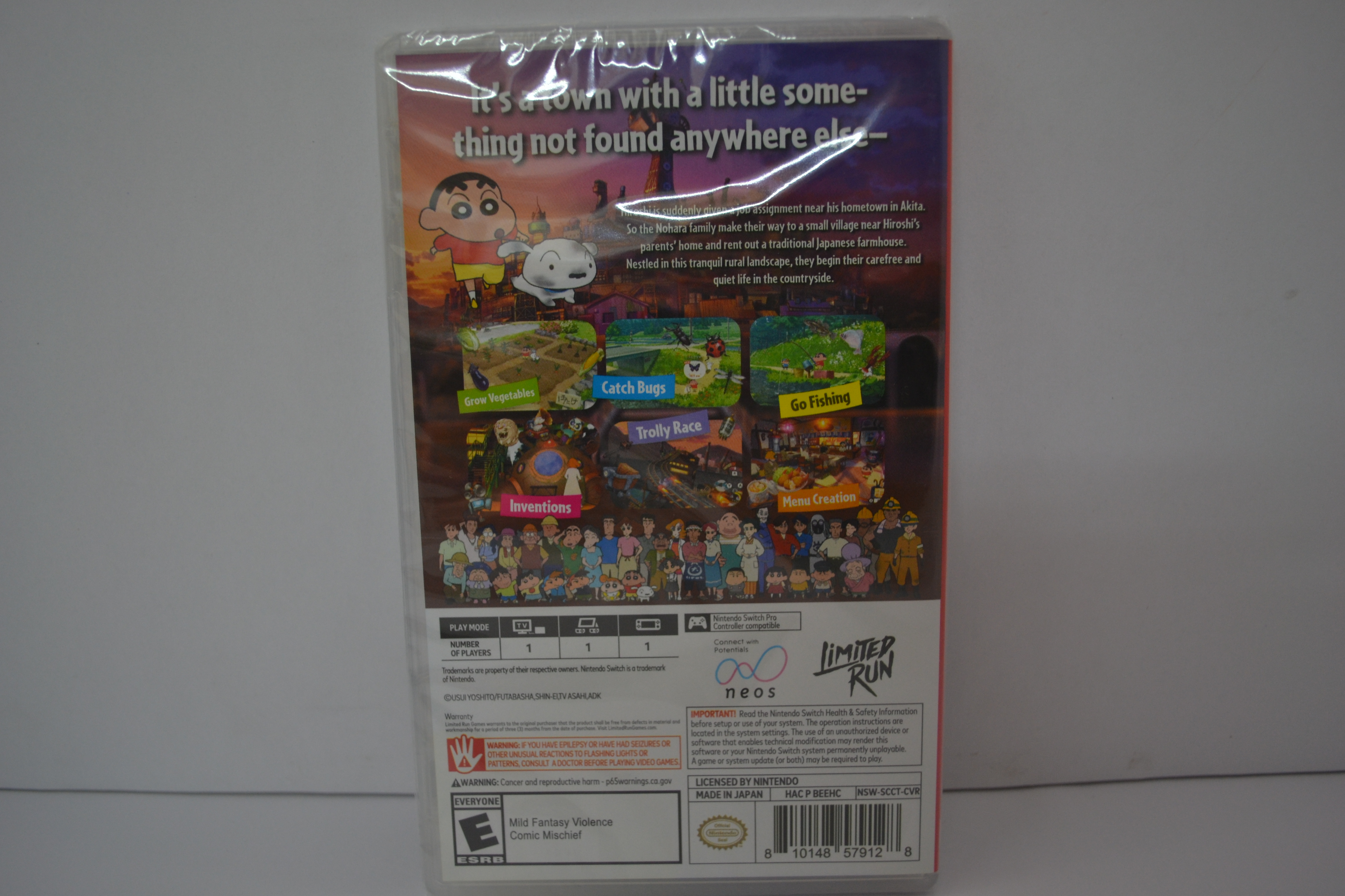 Shin Chan - Shiro And The Coal Town - SEALED (SWITCH USA)