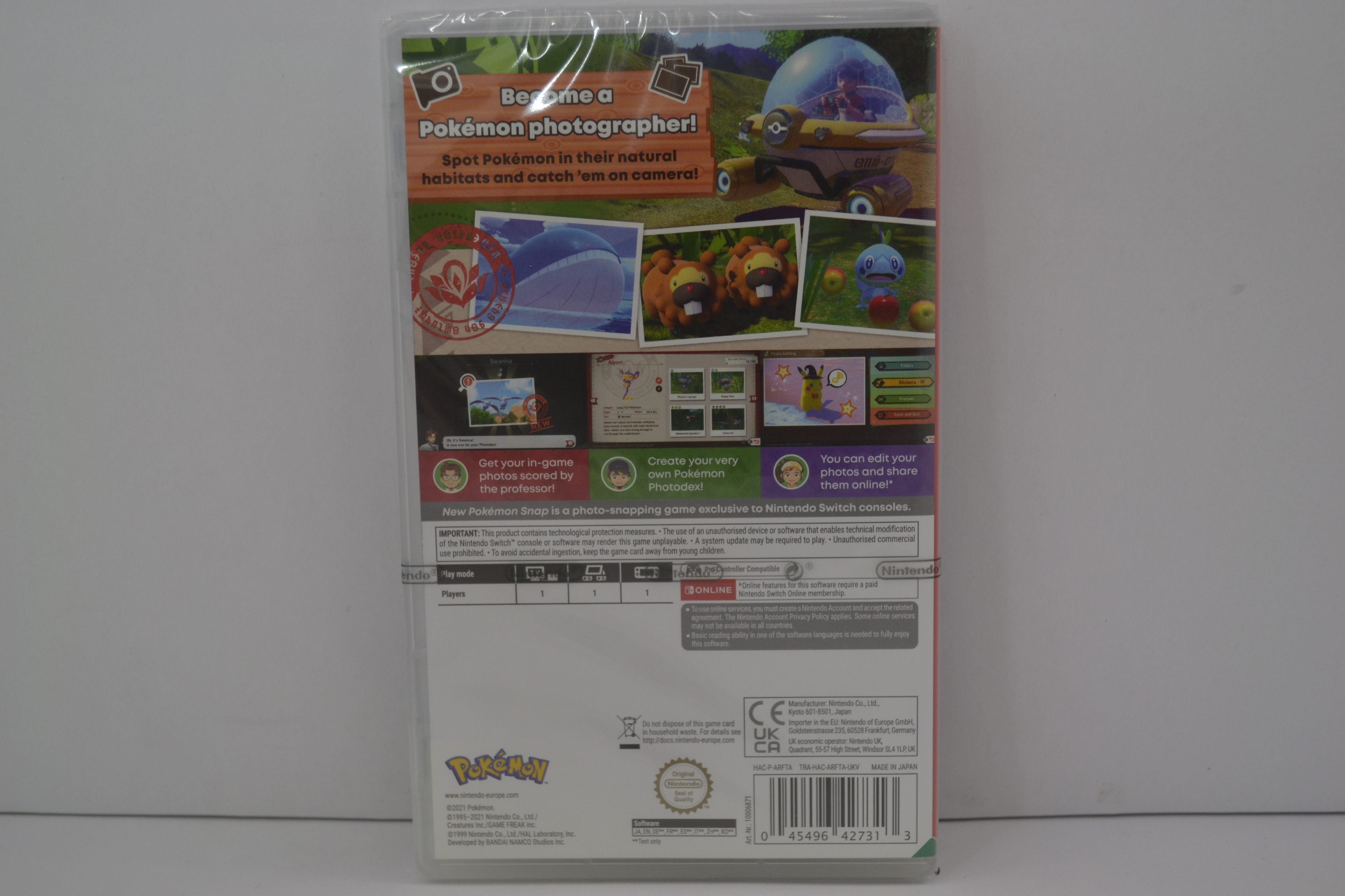 New Pokemon Snap - SEALED (SWITCH UKV)