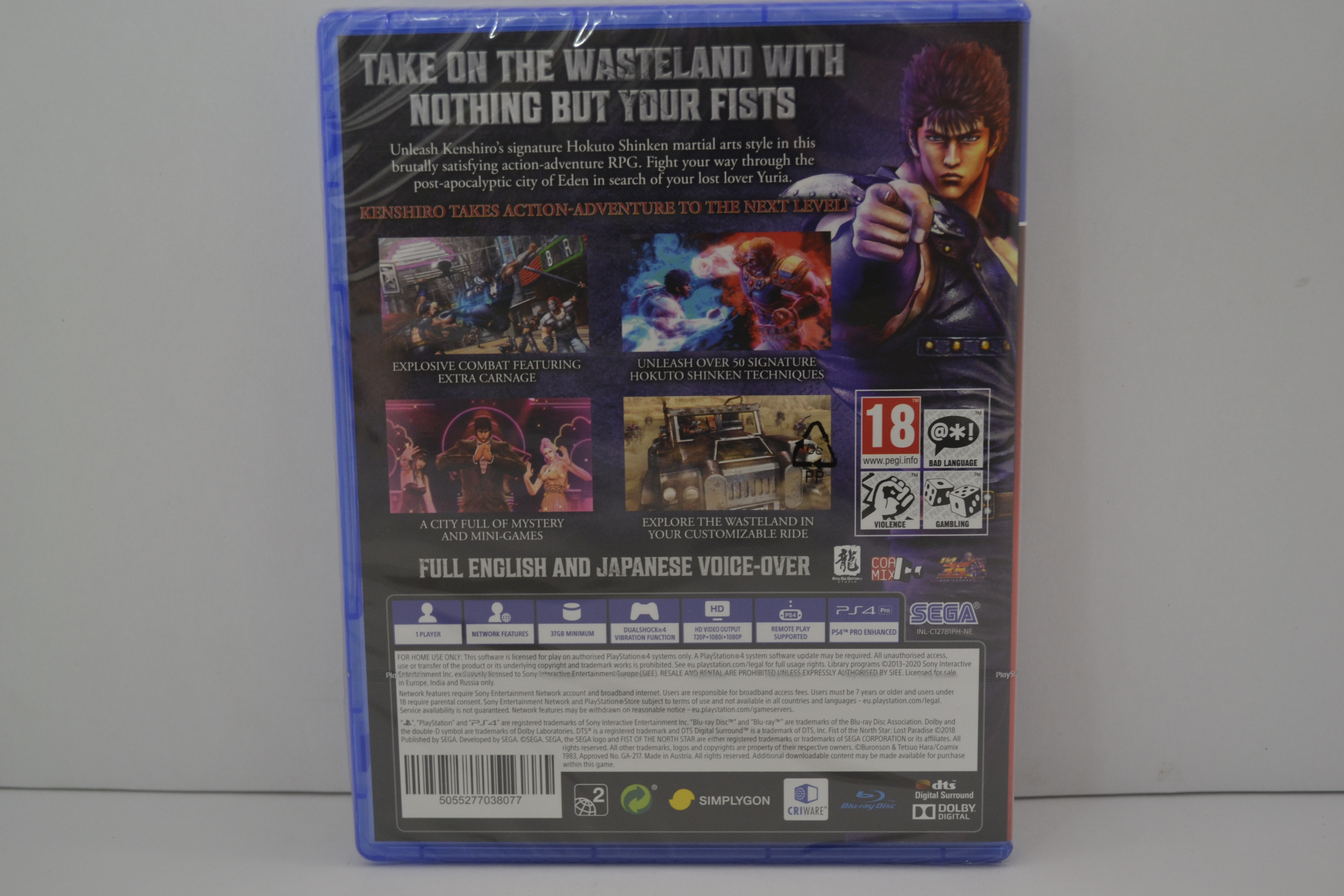 Fist Of The North Star - Lost Paradise - SEALED (PS4)
