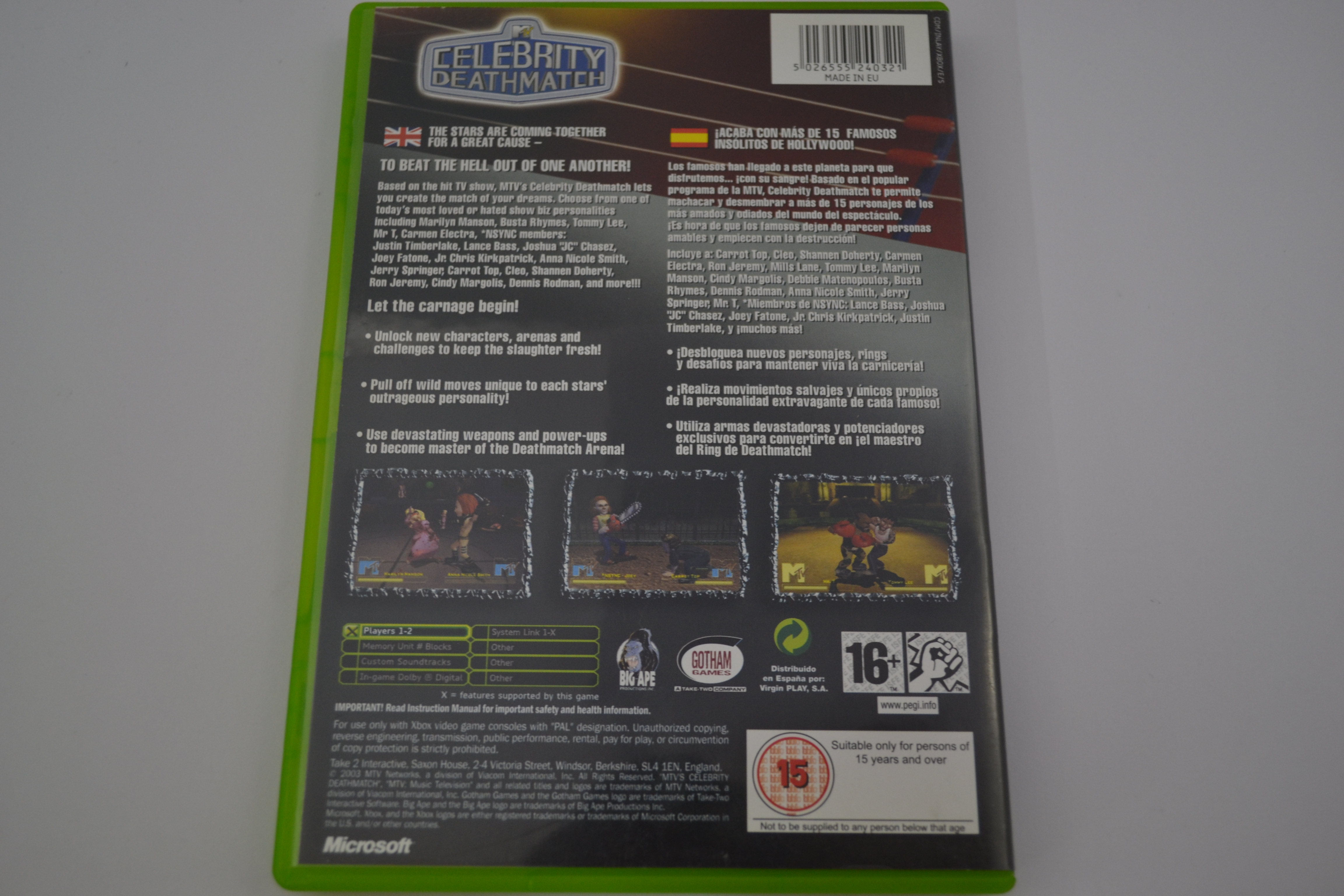 Celebrity Deathmatch (XBOX)