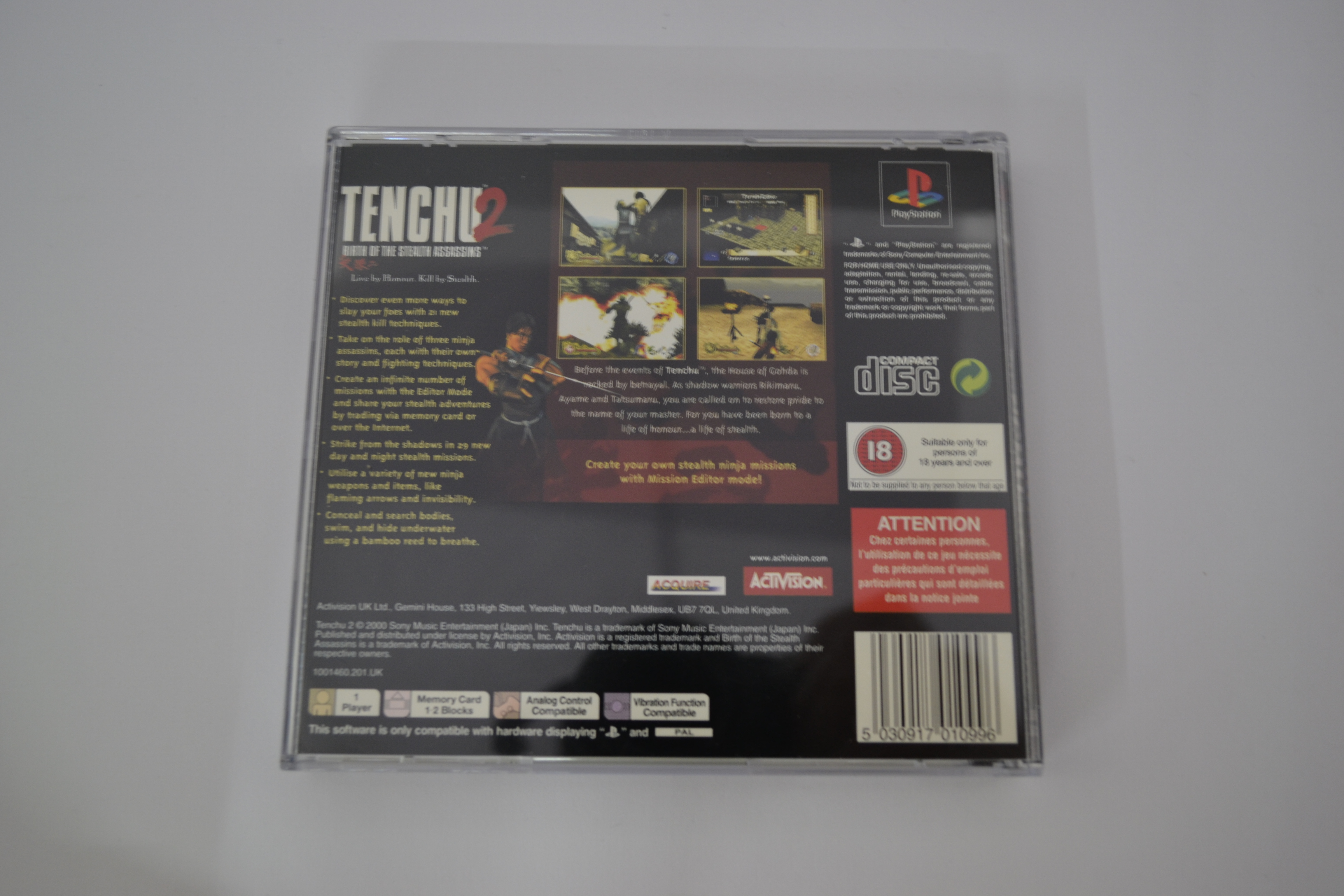 Tenchu 2 - Birth Of The Stealth Assassins (PS1 PAL)