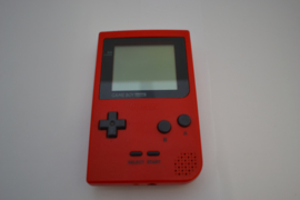 GameBoy Pocket RED + Transparent Case