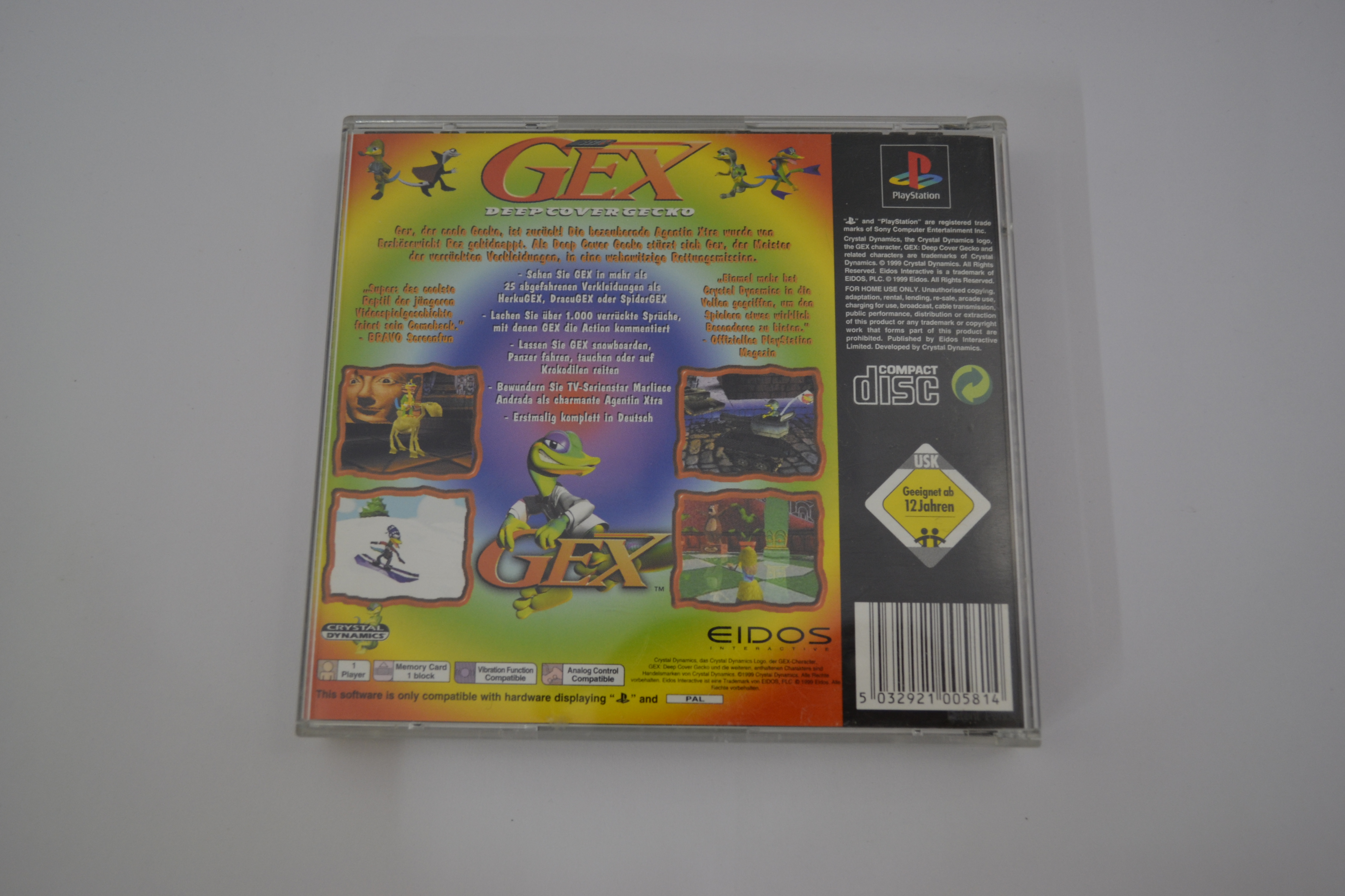 Gex - Deep Cover Gecko (PS1 PAL)