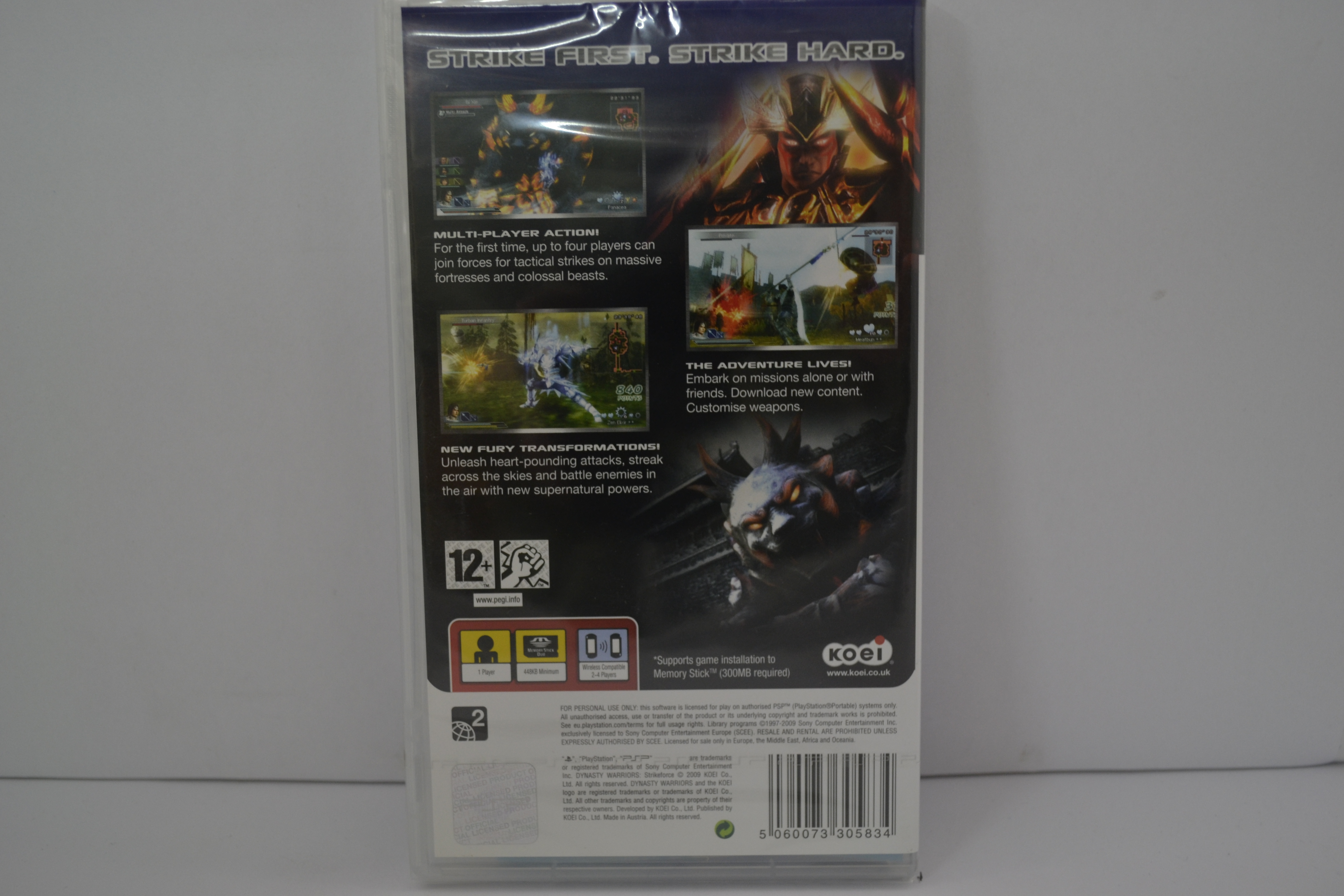 Dynasty Warriors Strikeforce SEALED (PSP PAL)