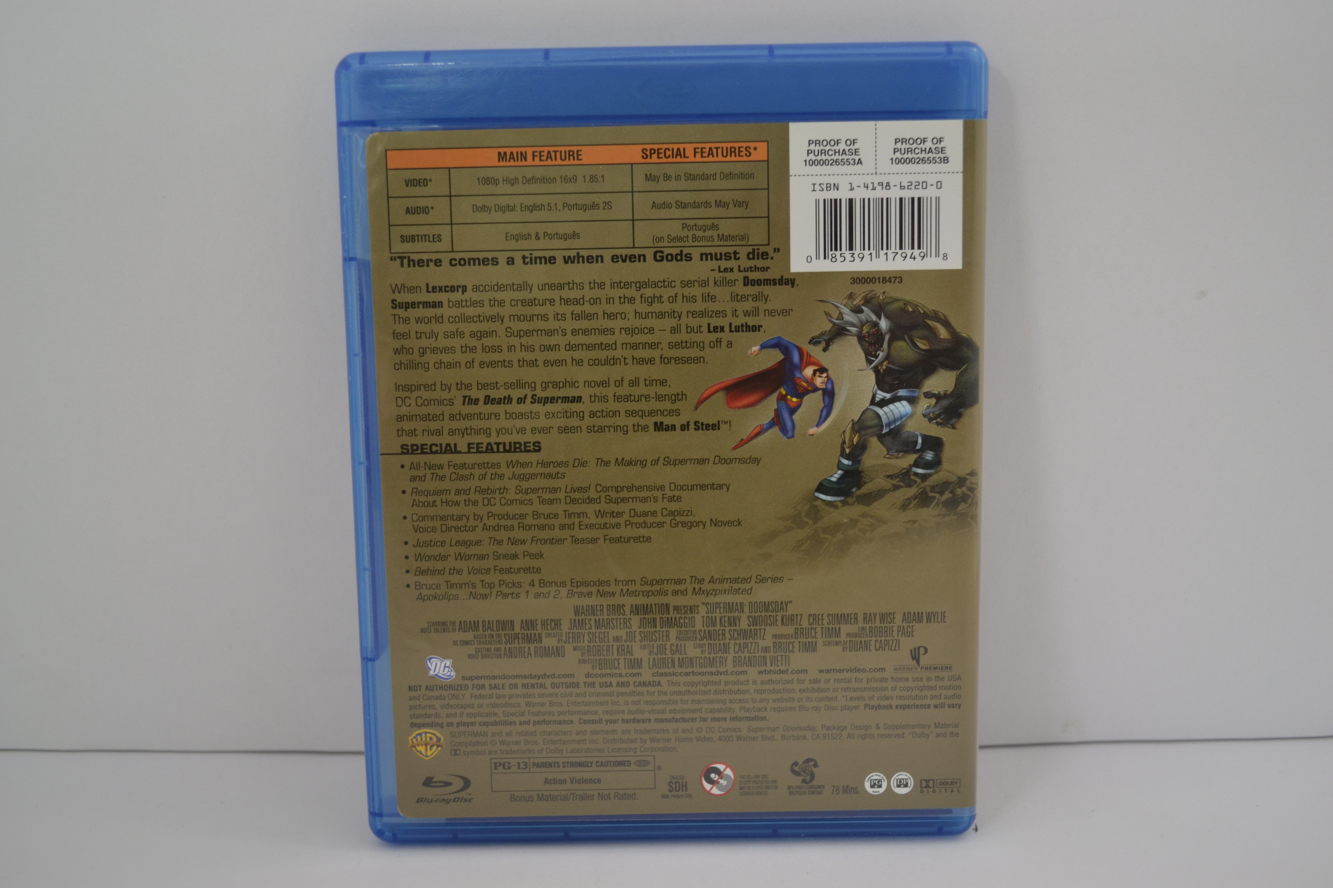 Superman - Doomsday (BLU-RAY)