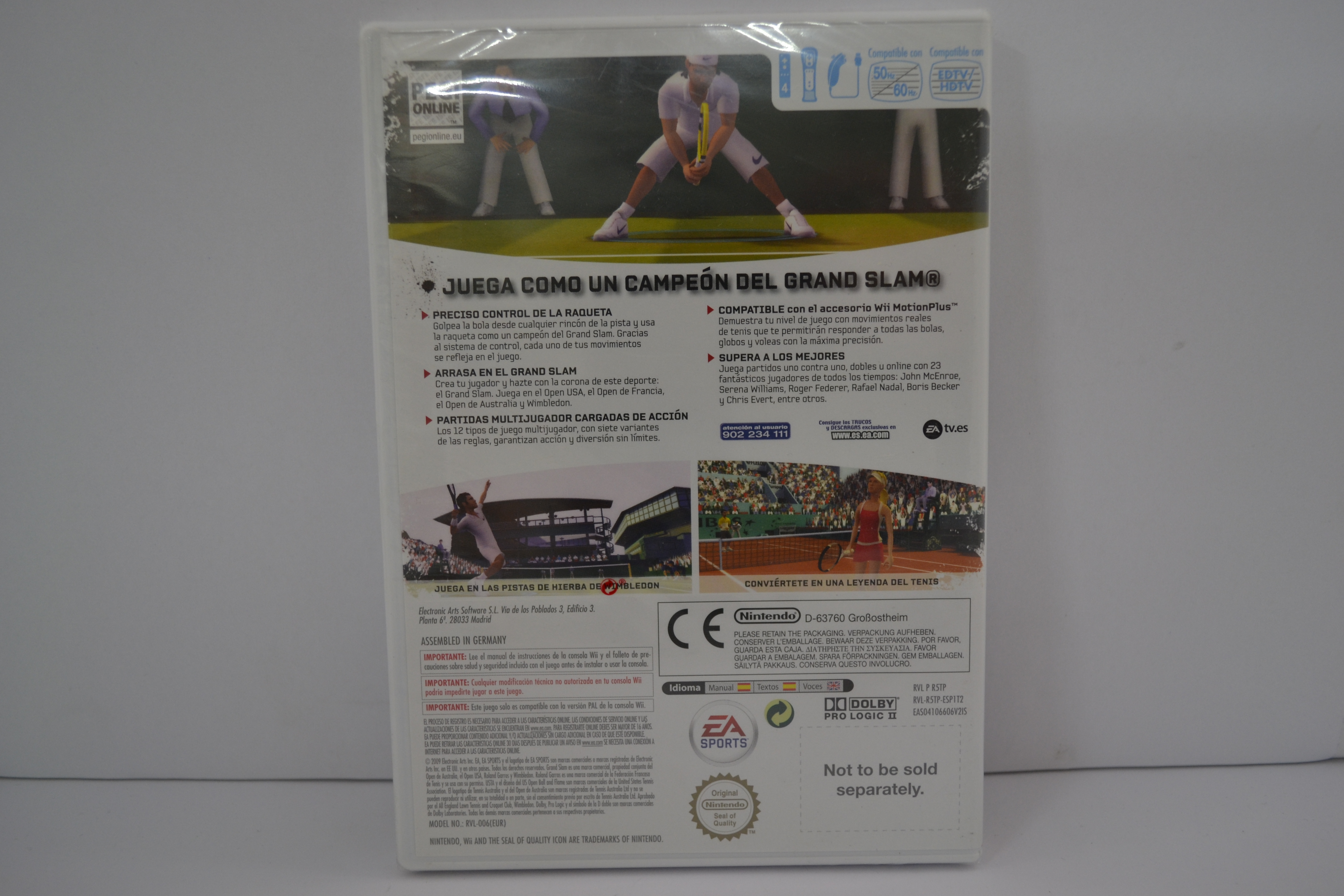 Grand Slam Tennis - SEALED (Wii ITA)