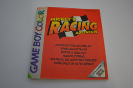 Mickey's Racing Adventure (GBA NEU6 MANUAL)