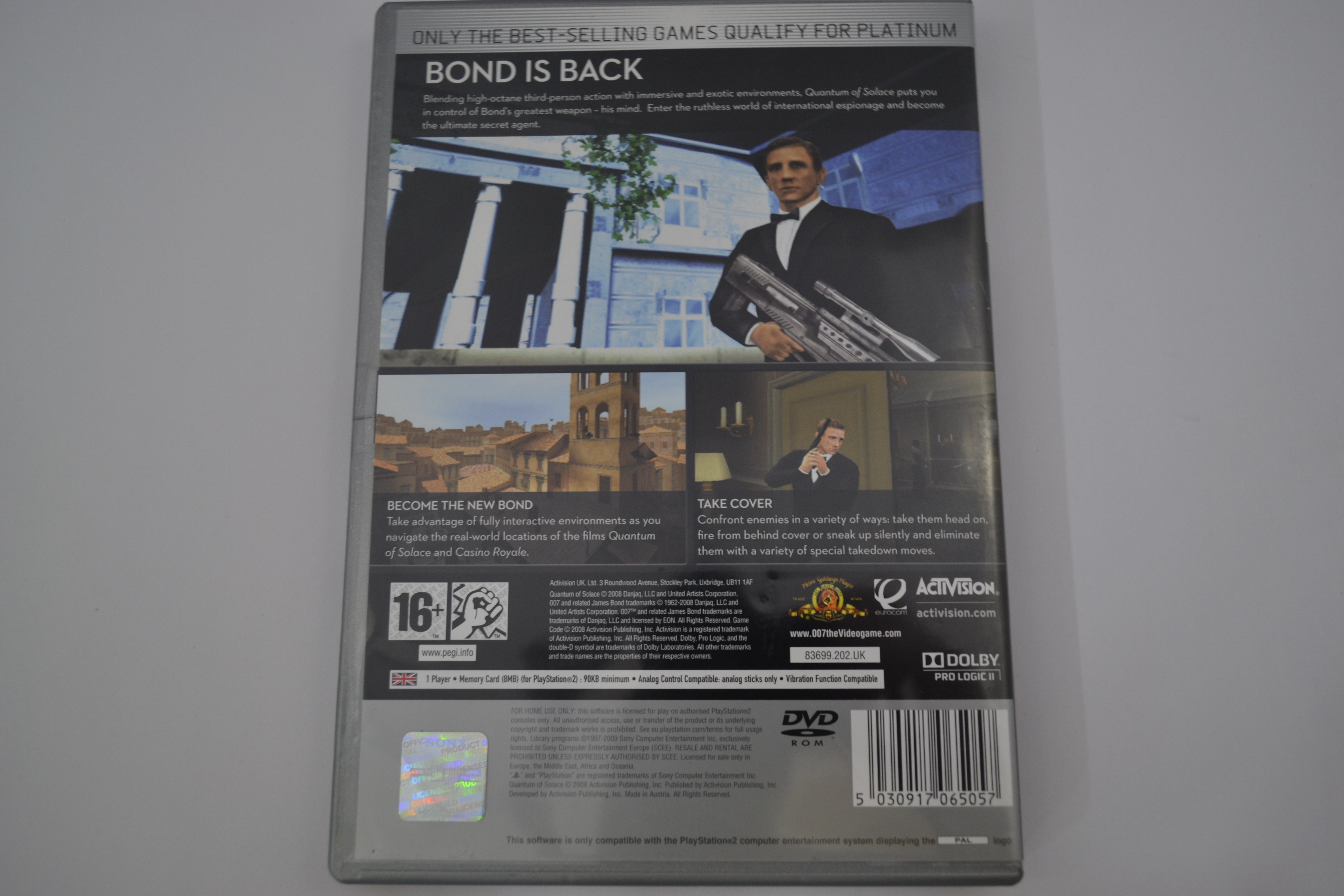 Quantum of Solace - Platinum (PS2)