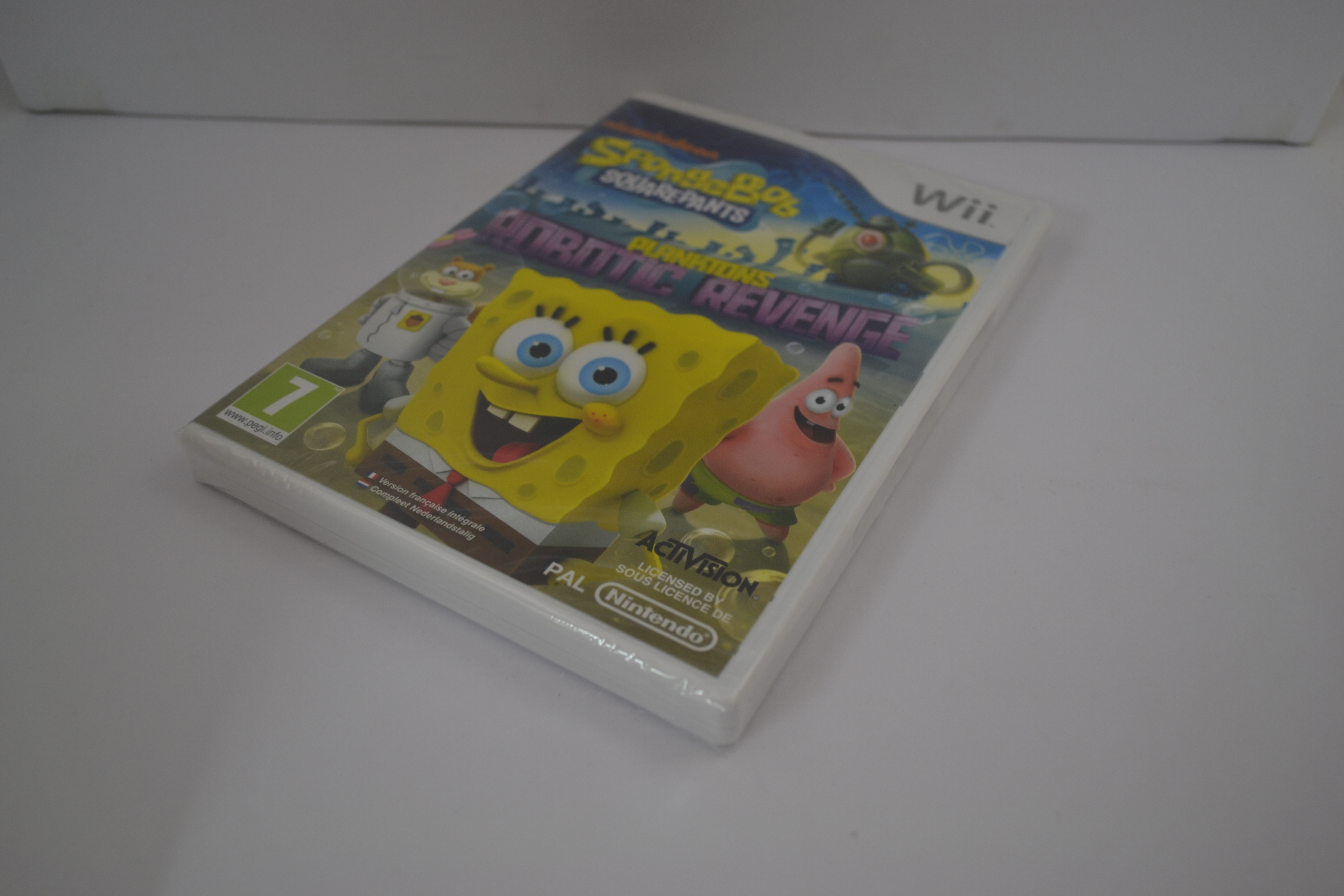 Spongebob Squarepants - Plankton's Robotic Revenge - SEALED (Wii FAH)