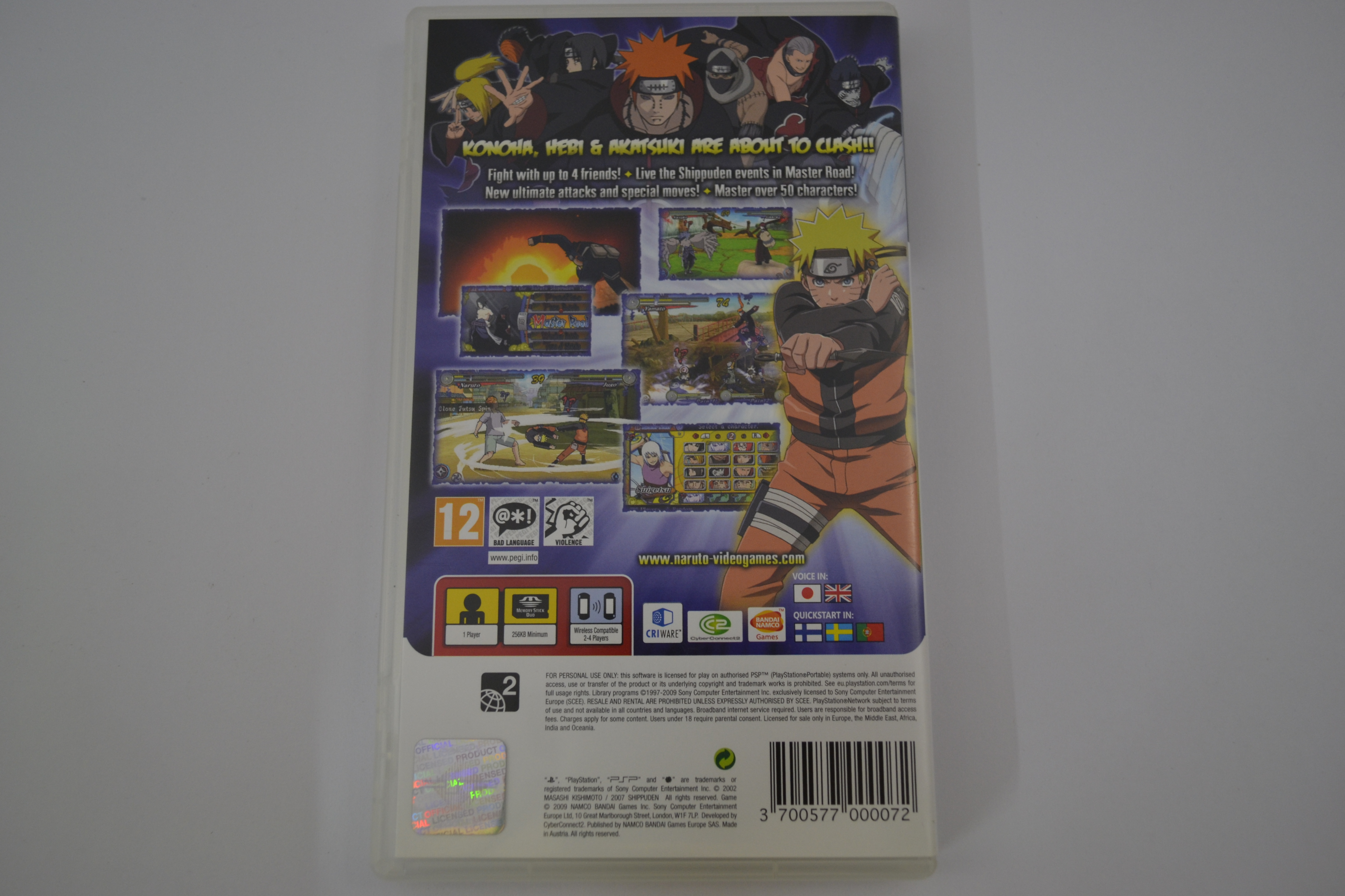 Naruto Shippuden - Ultimate Ninja Heroes 3 (PSP PAL)