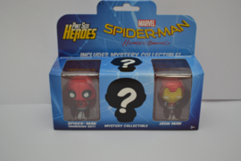 Pint Size Heroes Spider-Man Homecoming Spiderman, Iron Man & Mystery Figure NEW