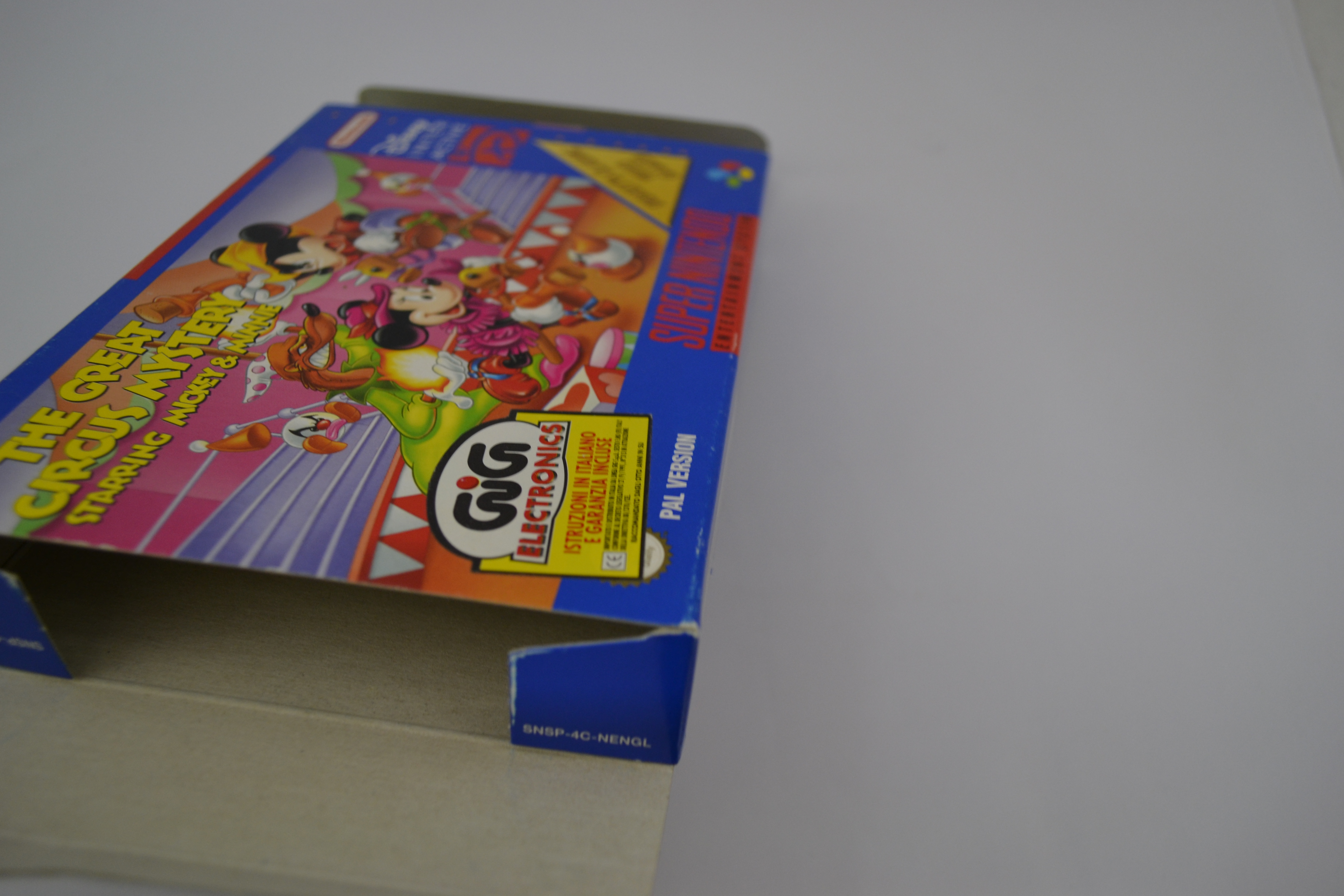 The Great Circus Mystery - Starring Mickey & Minnie (SNES NENGL CIB)