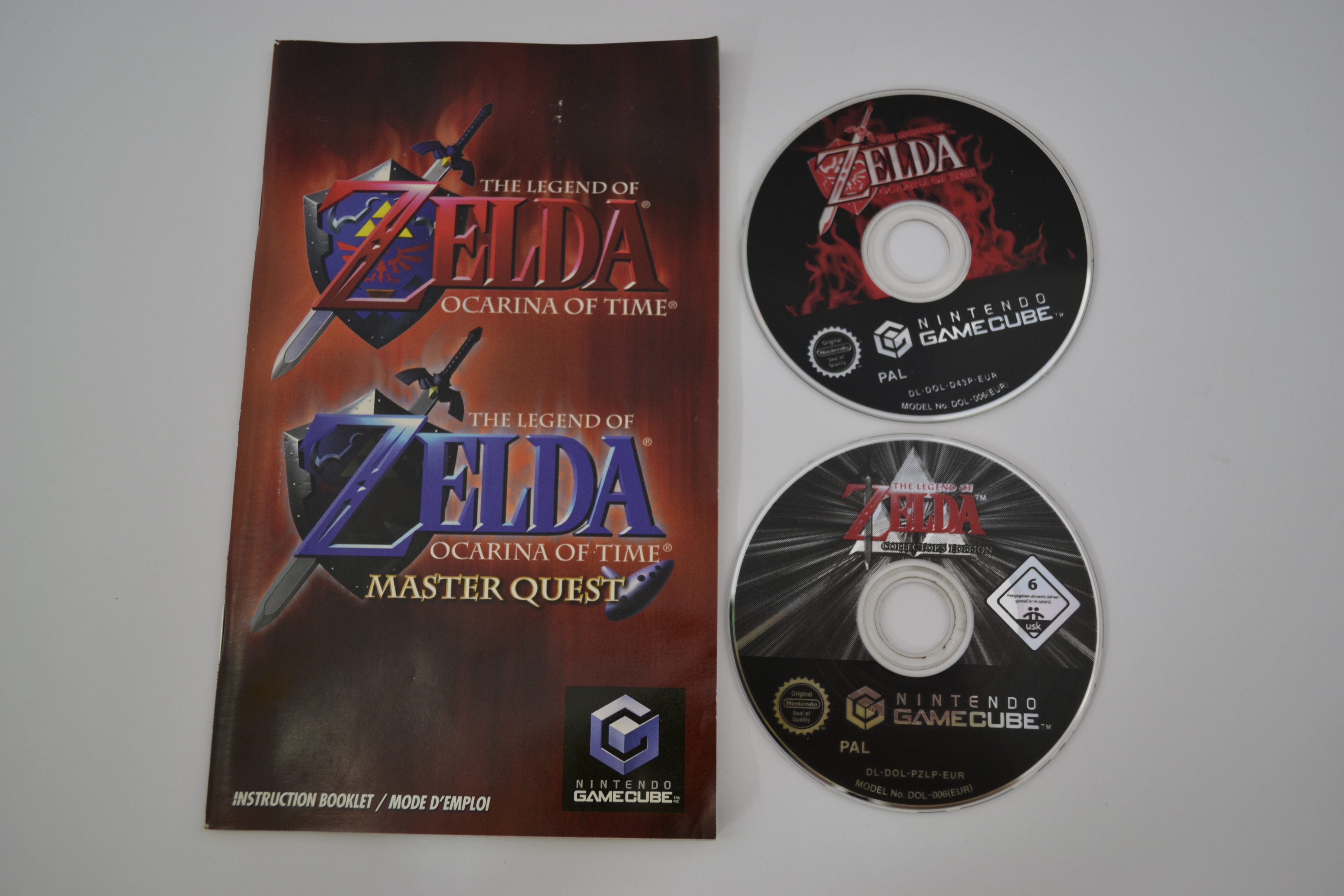 The Legend Of Zelda Collector's Edition + Master Quest Ocarina of time (GC EUR)