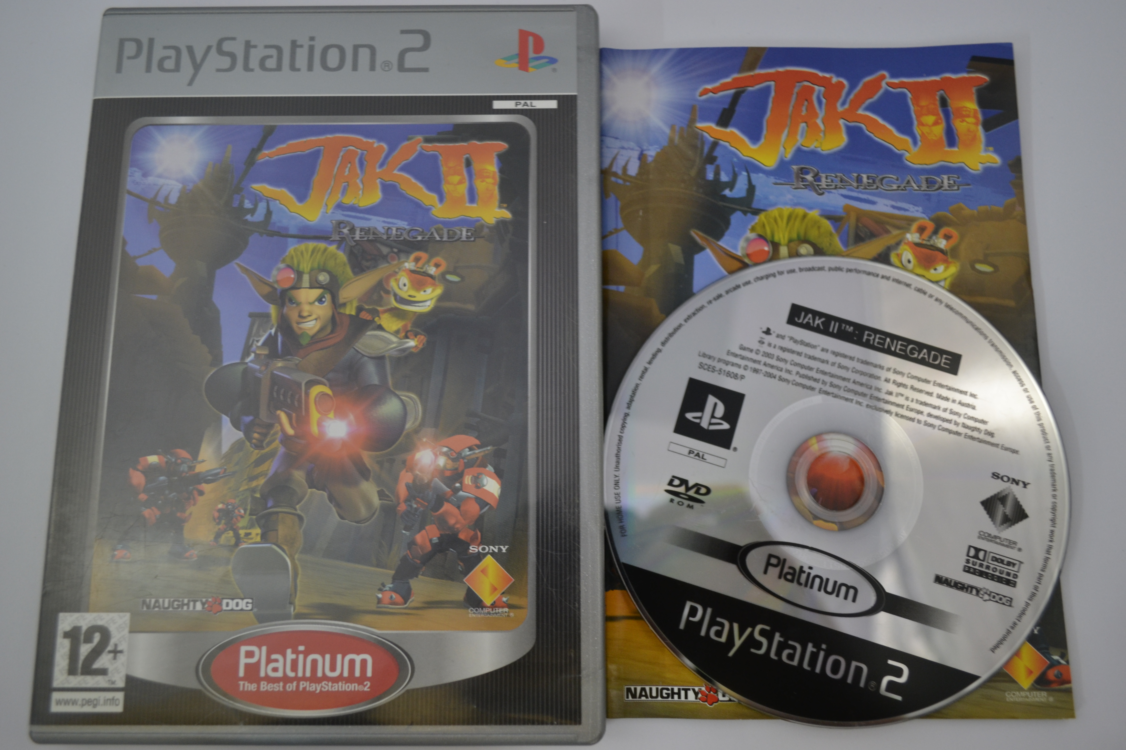 Jak II Renegade - Platinum  (PS2 PAL)