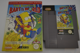 The Simpsons - Bart VS. The World (NES FRA CIB)