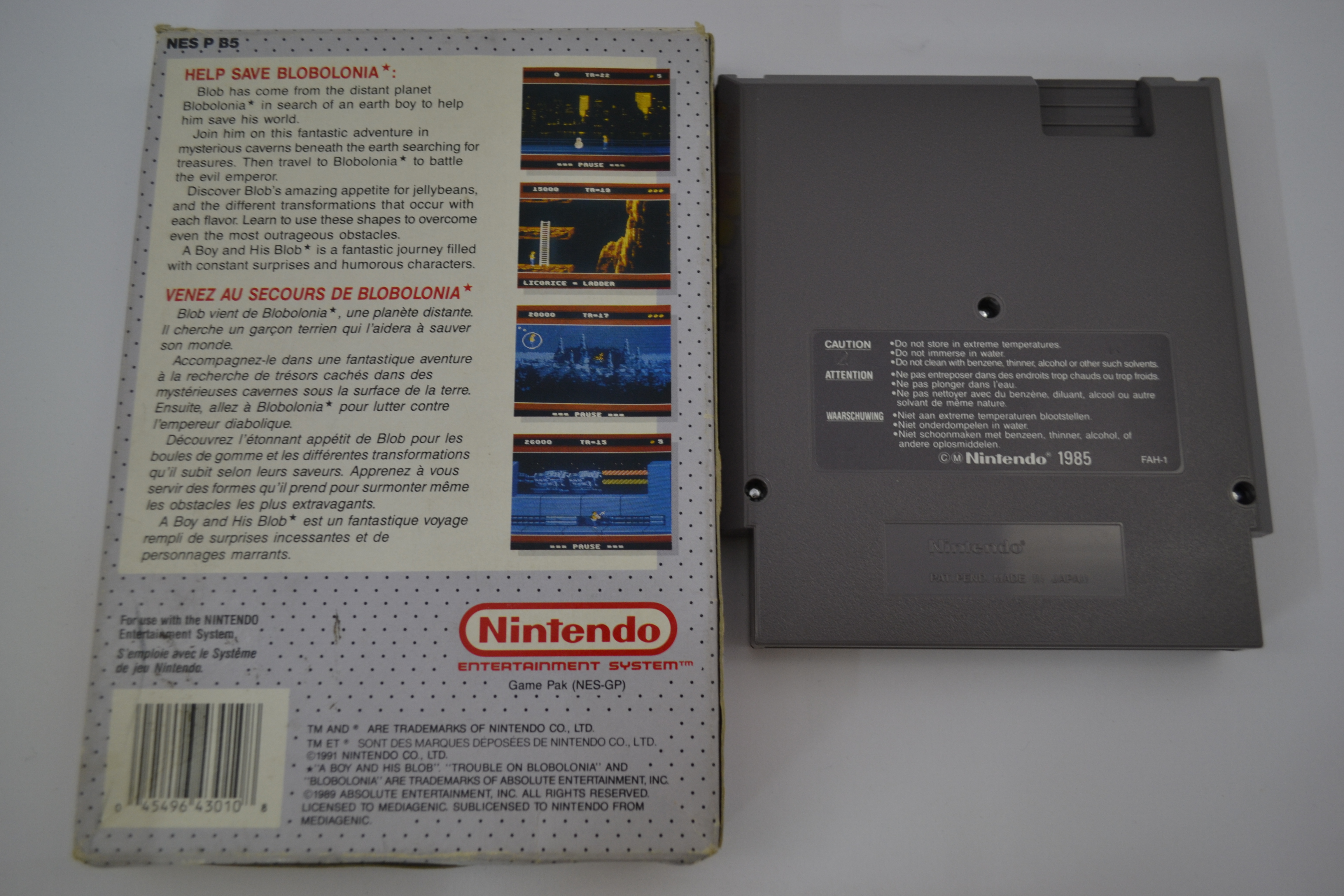 A Boy and his Blob (NES FRA CB)