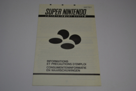Super Nintendo (SNES FAH-5 MANUAL)