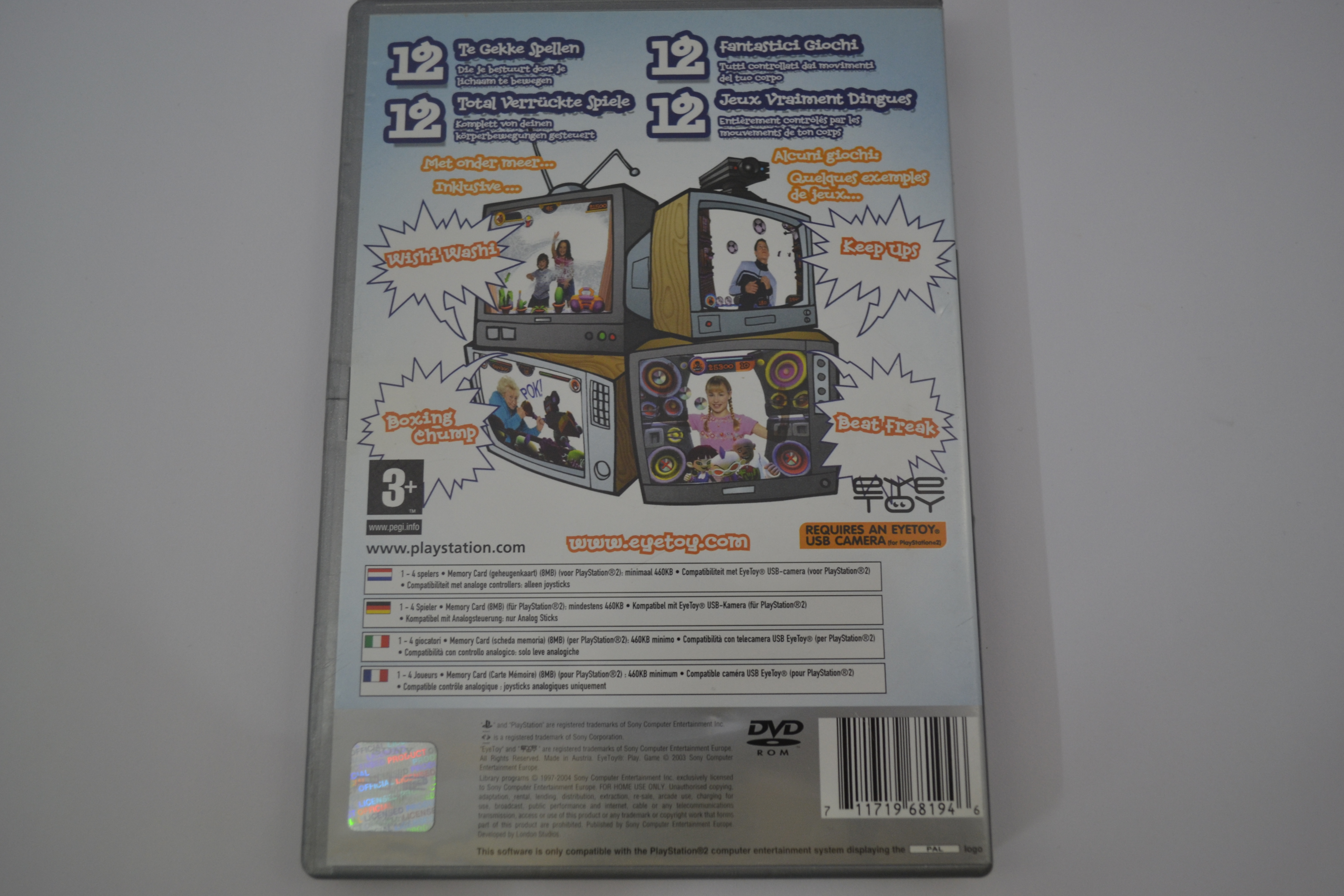 Eye Toy - Play  (PS2 PAL)