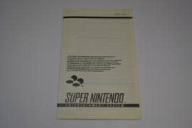 Super Nintendo (SNES EUR -1 MANUAL)