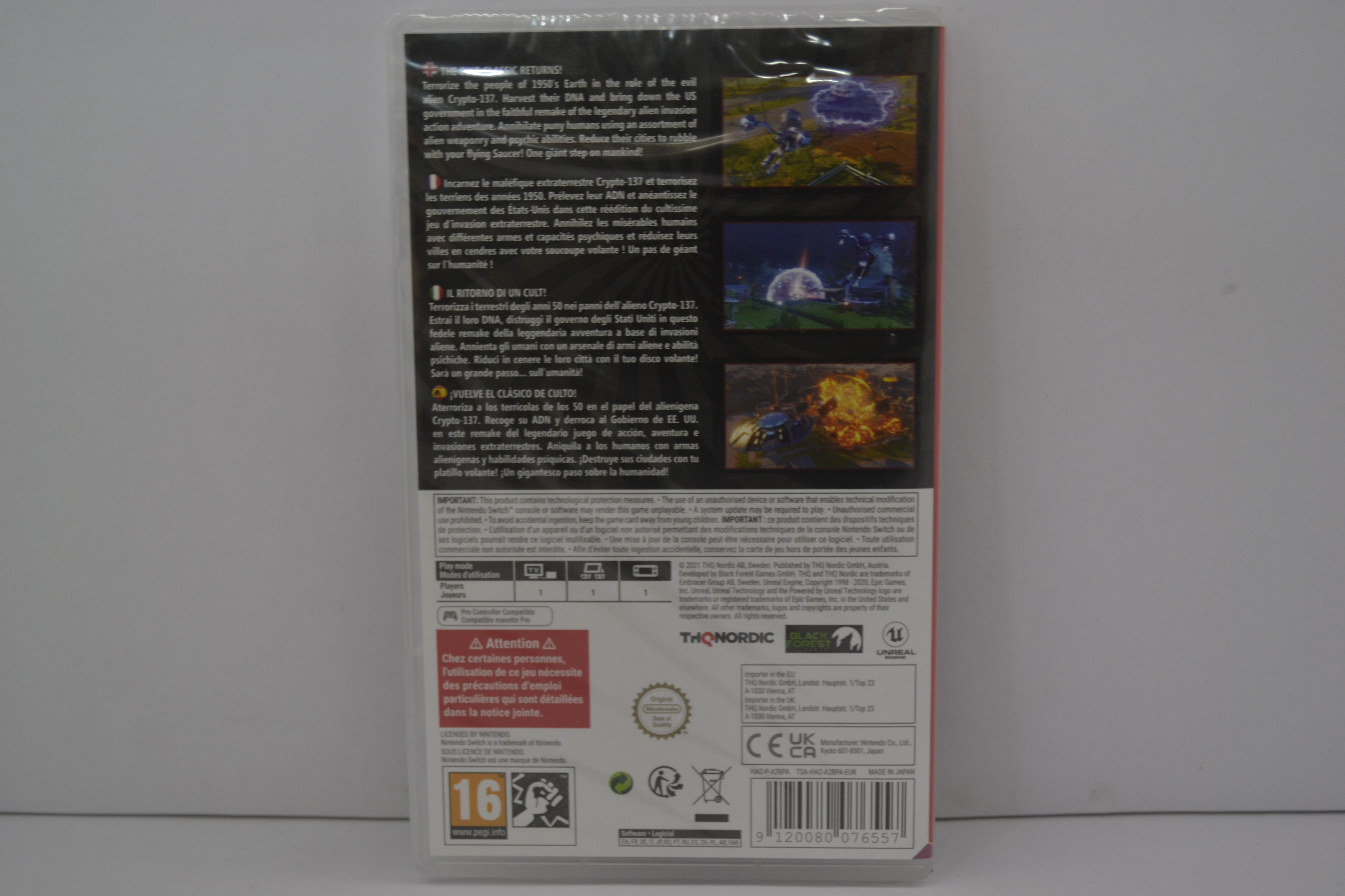 Destroy All Humans - SEALED (SWITCH  EUR)