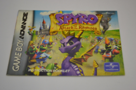 Spyro: Attack of the Rhynocs (GBA USA MANUAL)