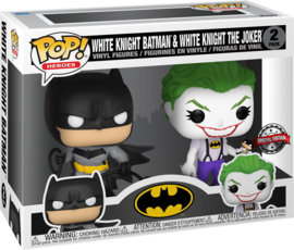 POP! White Knight Batman & White Knight The Joker - NEW (2 pack)