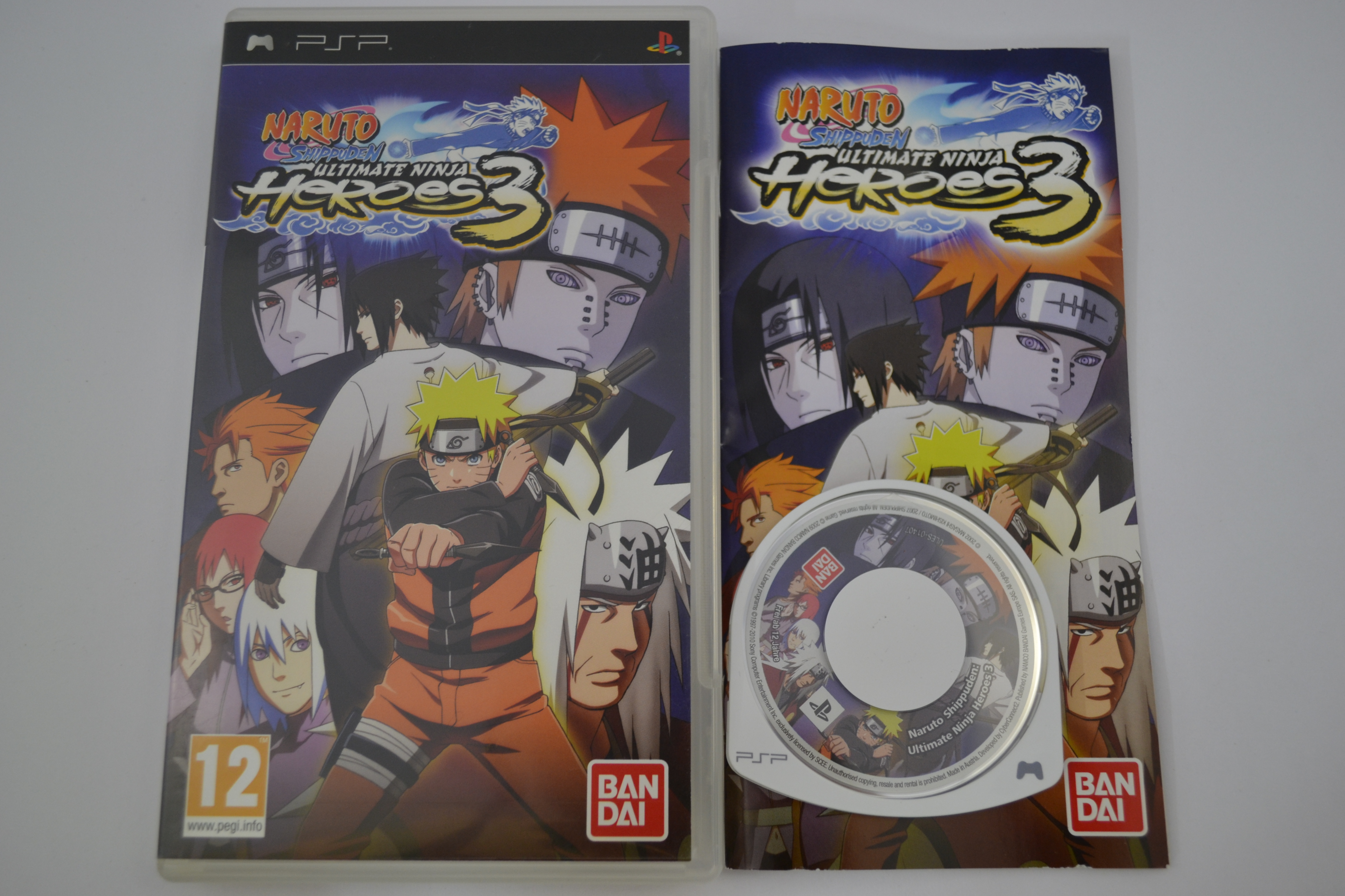 Naruto Shippuden - Ultimate Ninja Heroes 3 (PSP PAL)