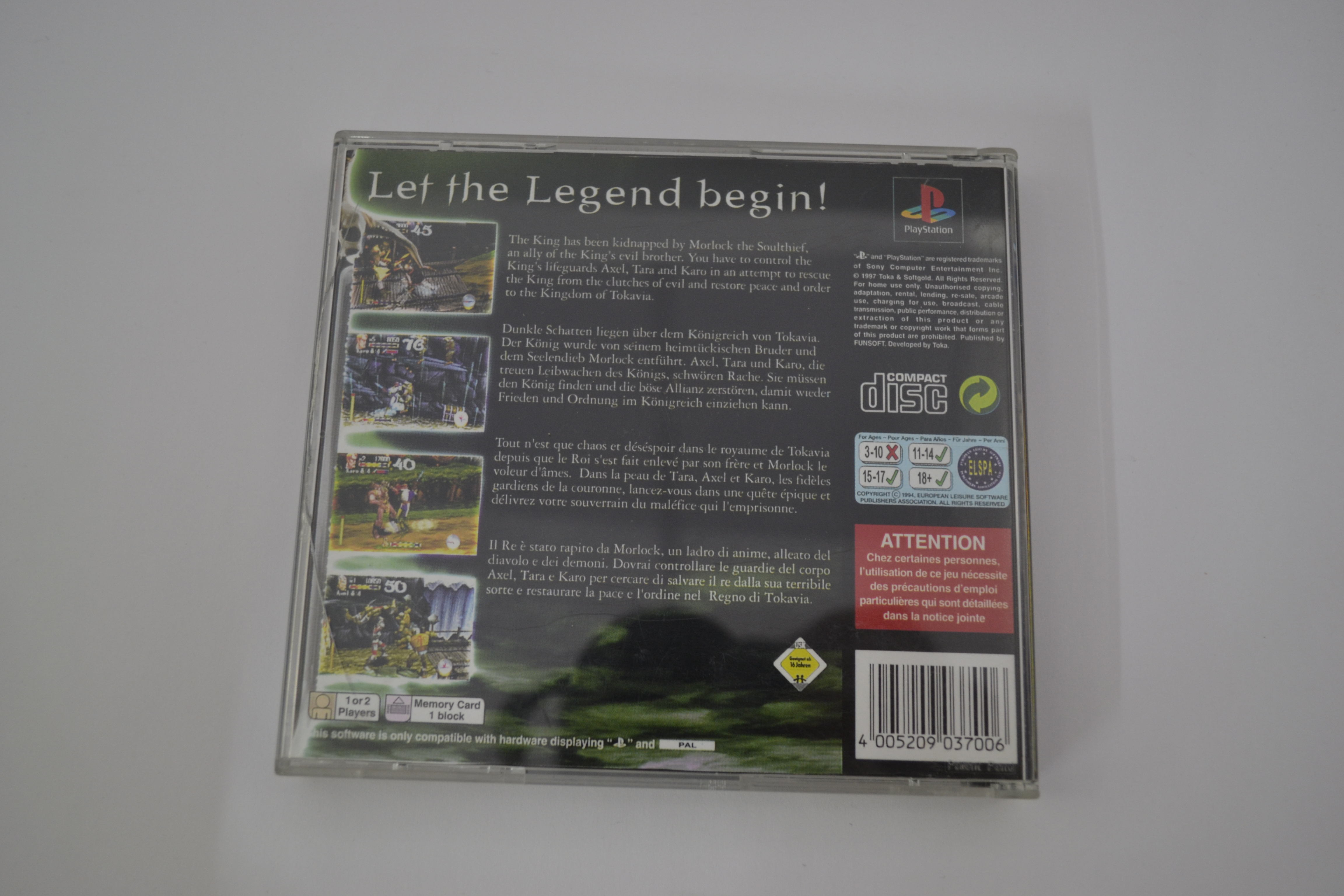 Legend (PS1 PAL)