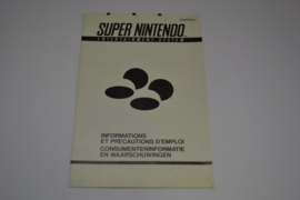 Super Nintendo (SNES FAH-3 MANUAL)